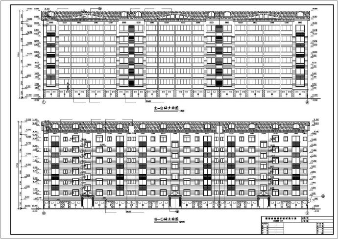 株洲天鹅花园住宅区建筑CAD施工设计图纸_图1