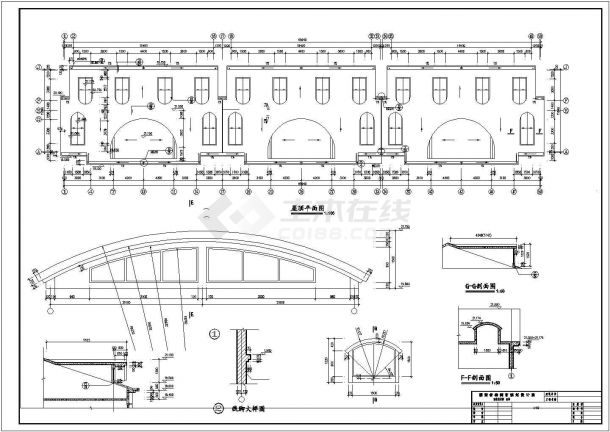 株洲天鹅花园住宅区建筑CAD施工设计图纸-图二