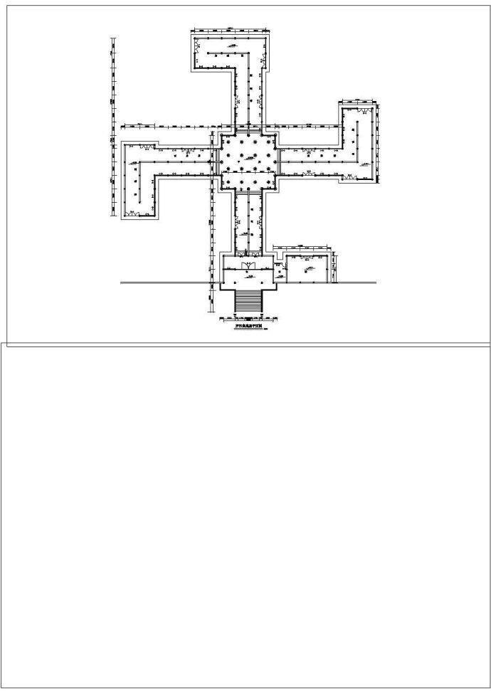 某罗汉堂建筑布置参考图_图1