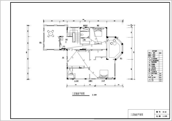 某地三层砖混结构别墅电气设计施工图_图1