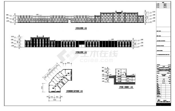 北京某利望京住宅区平面图-图二