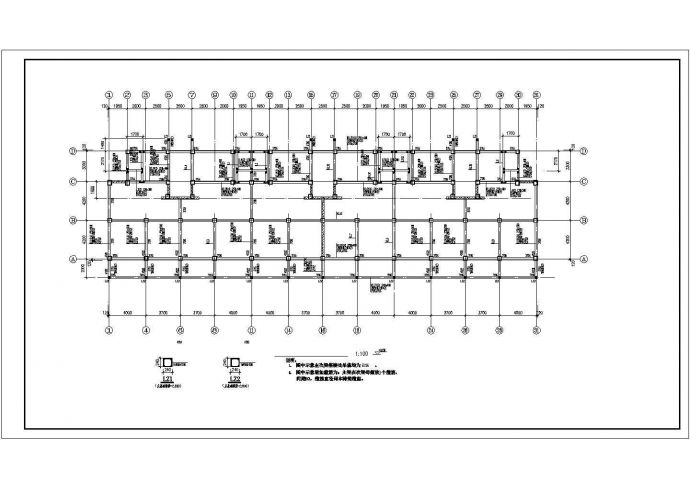 某地5层底框结构住宅楼结构施工图_图1