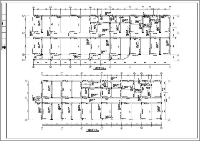 某地8层框架结构综合办公楼结构施工图_图1