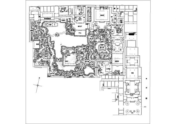 【苏州】一些古典园林的规划设计全图-图二