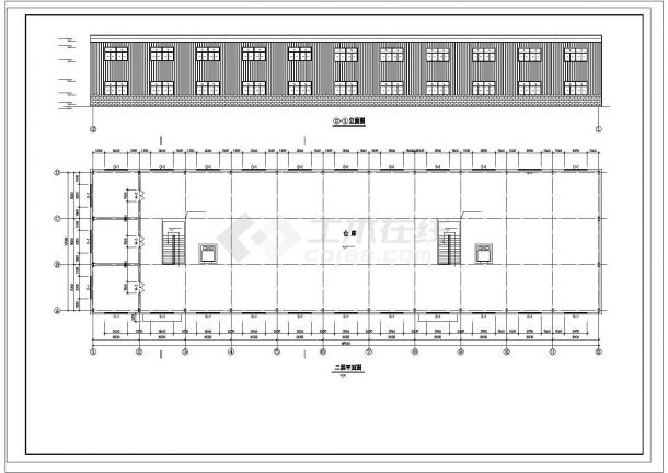某轻钢结构厂房建筑结构设计图纸-图二