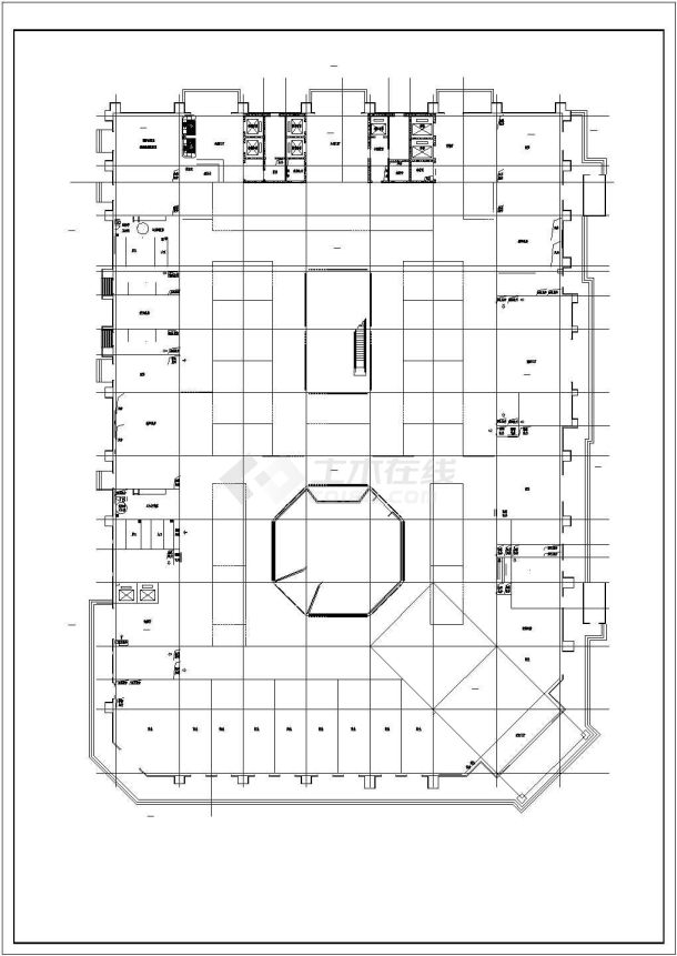 20层商业公寓综合体建筑施工图-图二