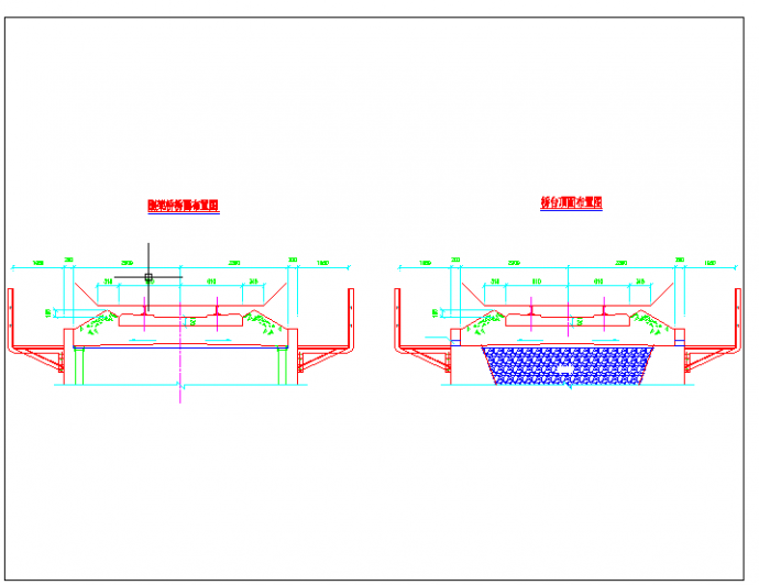 某铁路钢筋混凝土门式刚构图设计图_图1