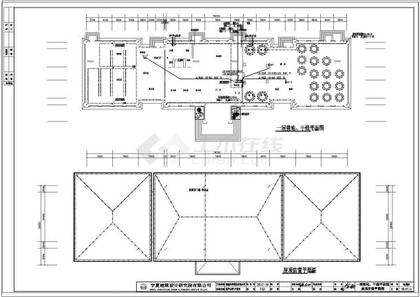 某高层商住管理楼宿舍楼电气施工图-图一