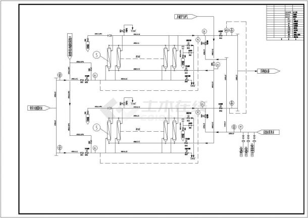 某电厂超滤反渗透CAD示意图-图二