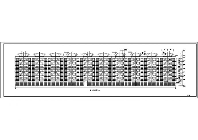 某地区一套完整的多层住宅建筑图（含设计说明）_图1