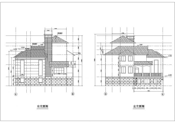 680平米欧式别墅建筑设计图_图1