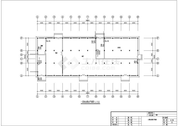 某地六层宿舍楼给排水设计详细施工图-图二
