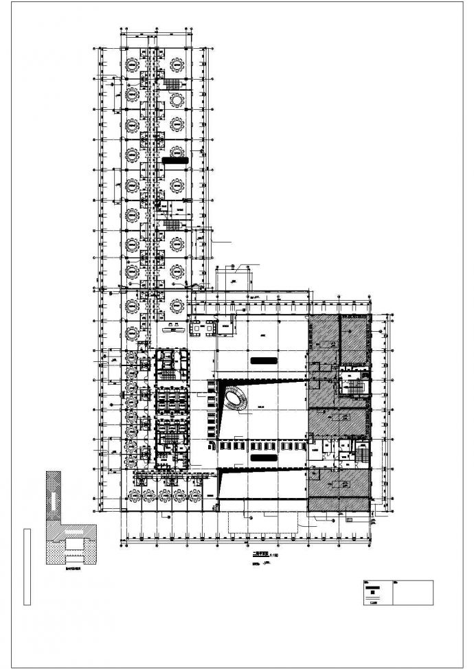 某大型设计院钢结构酒店建筑施工图纸_图1