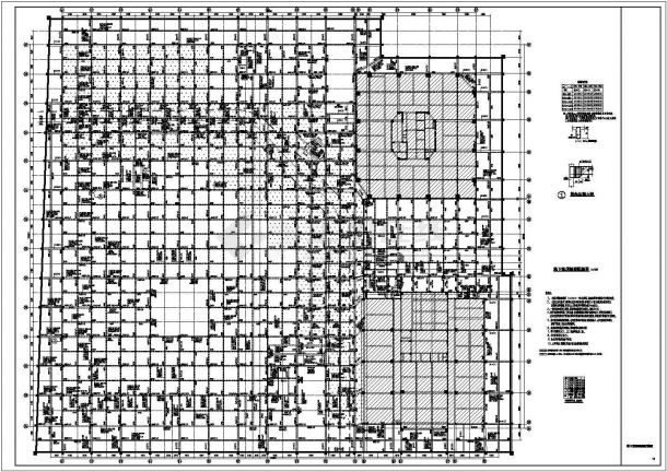 南昌某框剪结构大底盘多塔完整的建筑+结构图（再附上一份其他工程的地勘报告）-图二