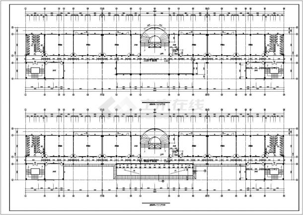 某地学校教学楼建筑设计方案图（含设计说明）-图二