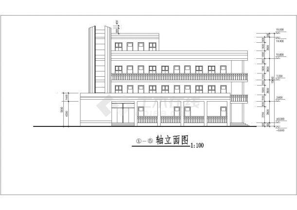 某地小学教学楼精品设计图-图一