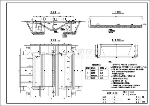  CAD Design and Construction Drawing of 10m Cross Traffic Bridge - Figure 1
