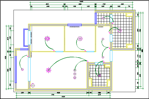现代风格洋房装修设计图（含CAD SU 材质等）_图1