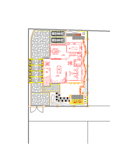 某市别墅园林施工CAD参考图_图1