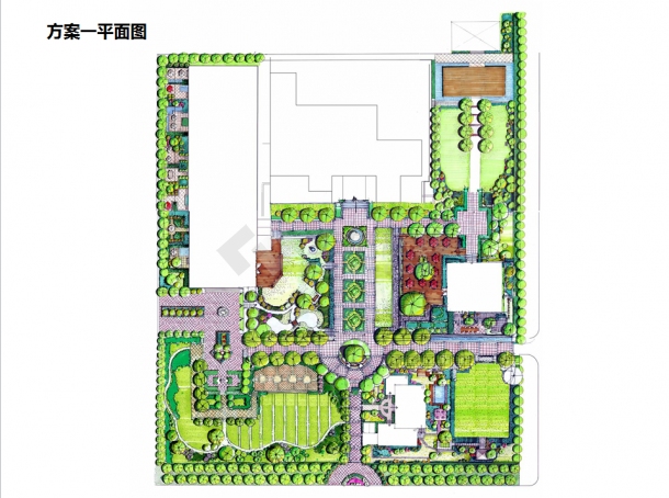 【北京】欧式庄园景观方案设计-图一