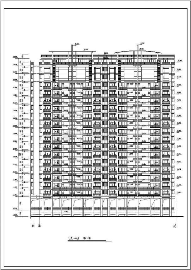 多层住宅小区建筑cad总图（共23张）-图一