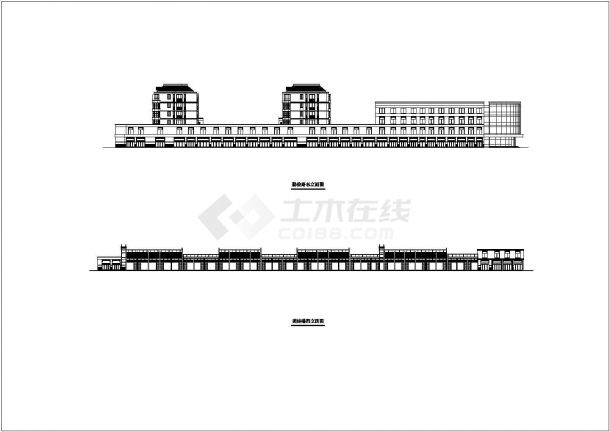 某弄堂建筑设计图-图一