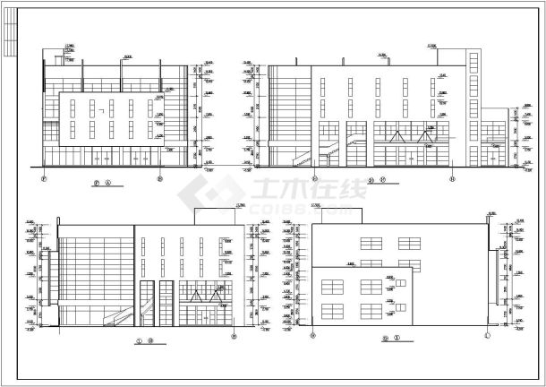 某小区建筑方案cad规划图-图一