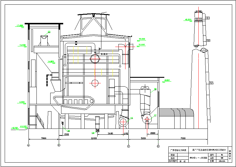 某锅炉房设计广石化锅炉设计图