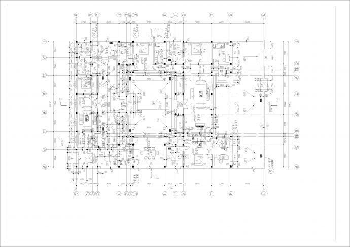 现代化四合院建筑规划施工CAD套图_图1