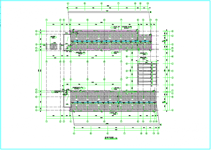 某小学教学综合楼U型建筑设计施工图_图1