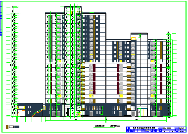 23层商住楼建筑设计施工图-图二