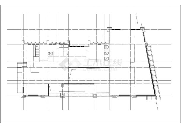 广播中心办公综合大楼建筑施工图-图二