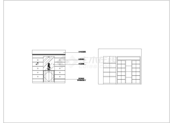 某三层住宅家居装修方案设计图纸-图二