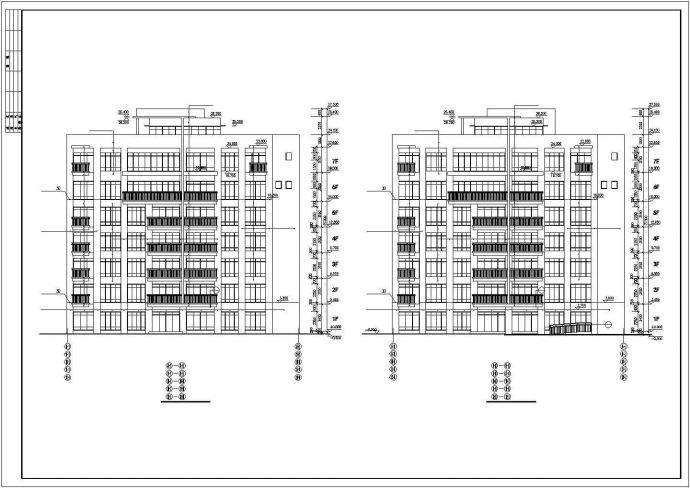 东莞某地区多层住宅建筑设计CAD施工图_图1