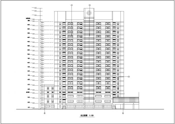 东阳市人民医院病房楼全套建筑设计CAD施工图_图1