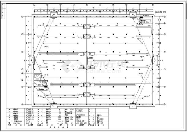 某工业厂房仓库电气设计图纸（17张）-图一