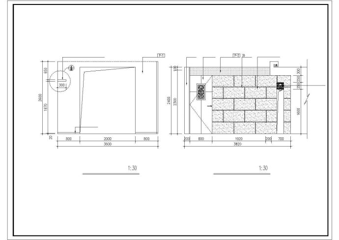 三居室中式风格装修样板间cad设计施工图_图1