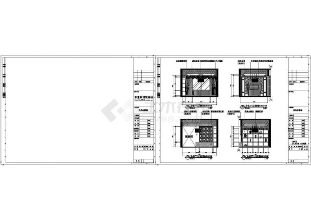 某小区中式别墅建筑CAD施工图-图二
