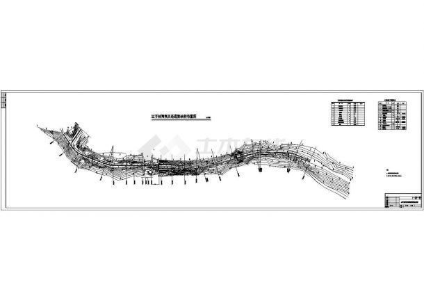节制闸坝工程CAD图-图二