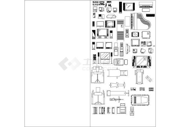 千种室内装修素材综合CAD节点图库-图二