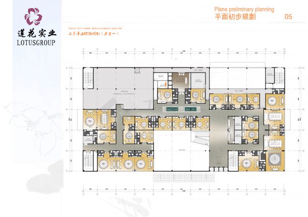 某地莲花餐厅室内概念设计方案JPG-图二