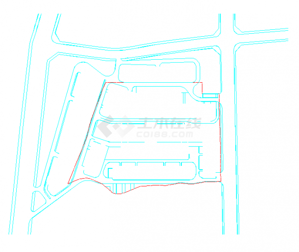 小区室外排水总图-CAD图纸-图二