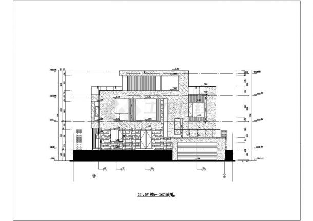 某3层别墅建施节点详图-图一