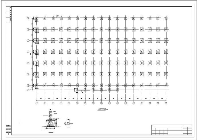 双层钢结构工厂CAD详细参考图_图1