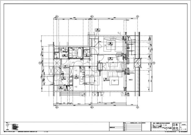 某地住宅楼户型电气设计施工图（共8张）-图二