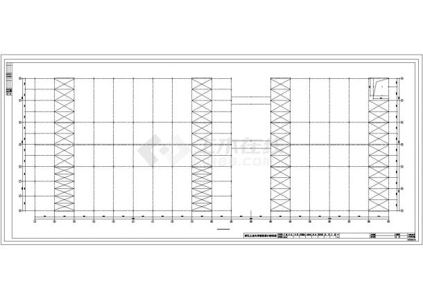 浙江省某详细的两层钢结构建筑图纸-图二