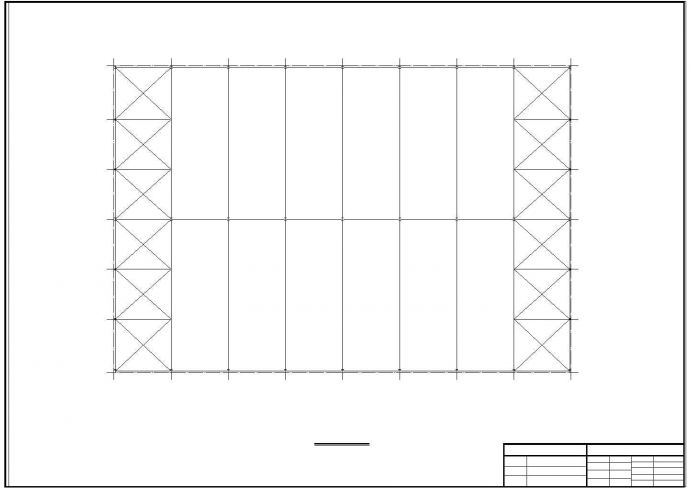 某工业厂房车间钢结构施工图_图1