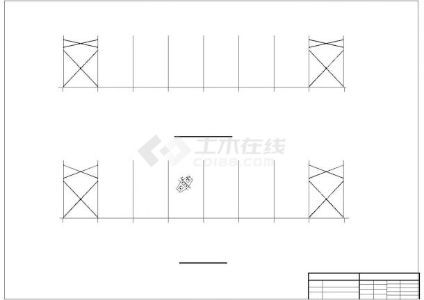某工业厂房车间钢结构施工图-图二