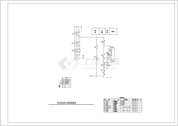 01D303-3常用水泵控制图全图-图二