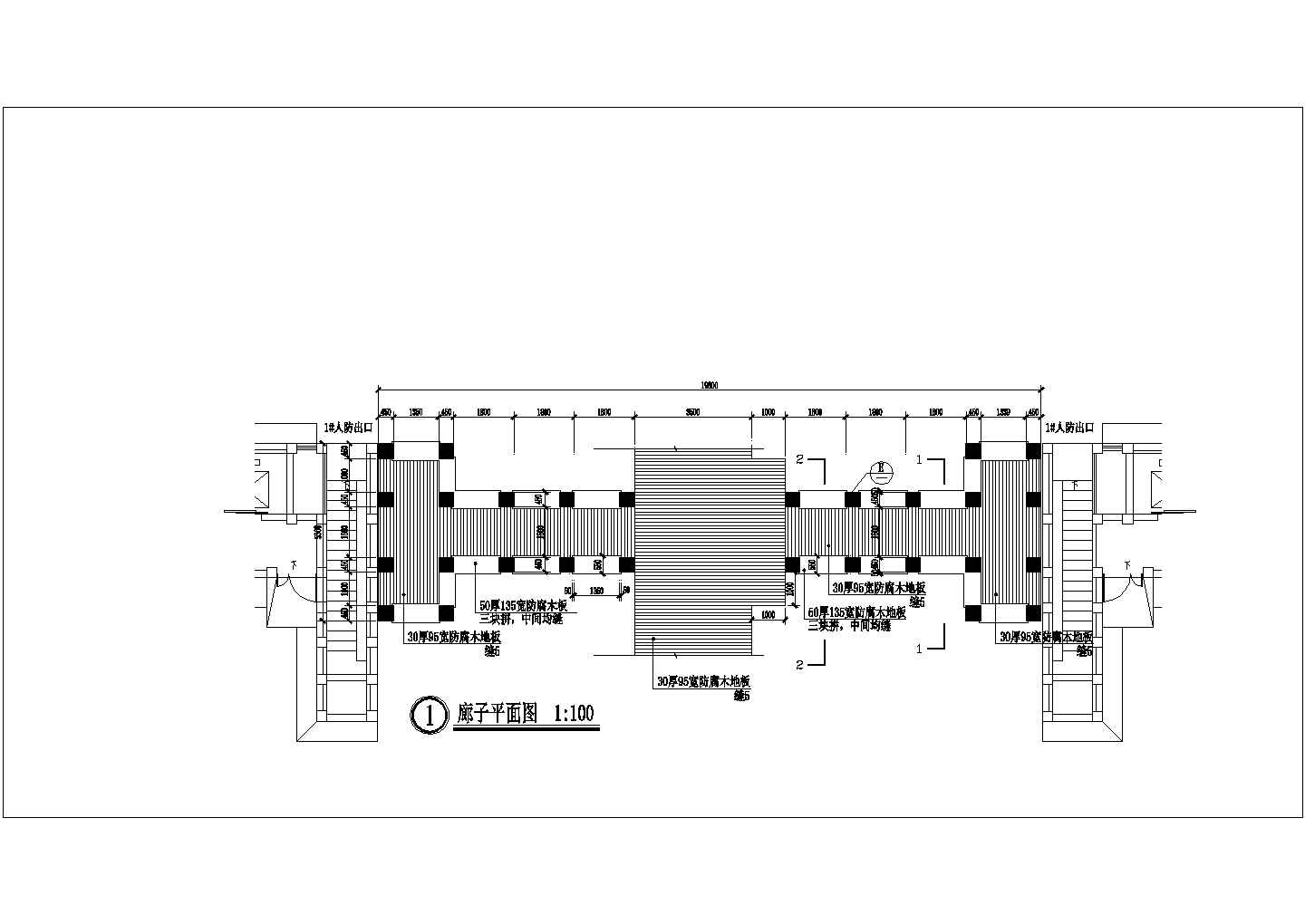 古典景观廊建筑施工详图